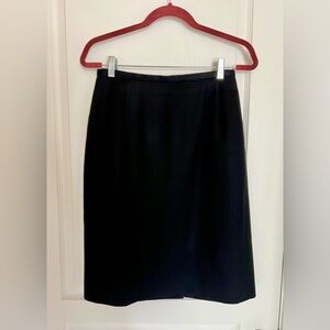 Pendleton Classic Vintage Black Pencil Skirt